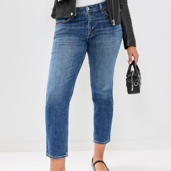 Rag And Bone Dre Jeans Straight Leg Med/ Light Wash Size 32 - Picture 4 of 16